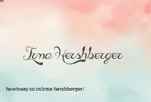 Irma Hershberger