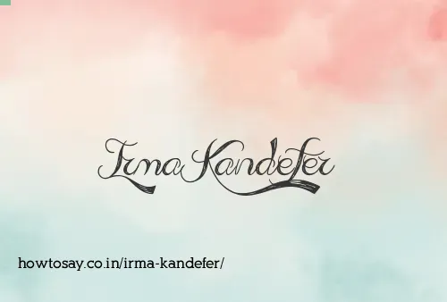 Irma Kandefer