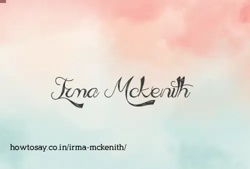 Irma Mckenith