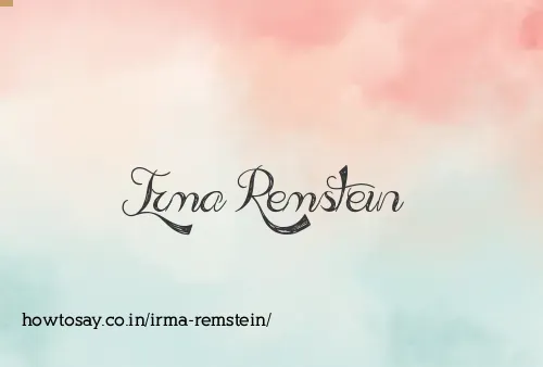 Irma Remstein
