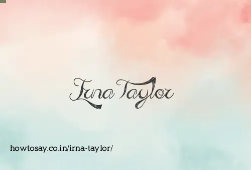 Irna Taylor