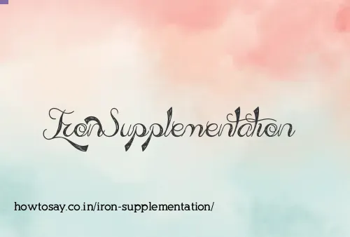 Iron Supplementation