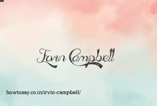 Irvin Campbell