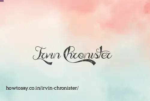 Irvin Chronister