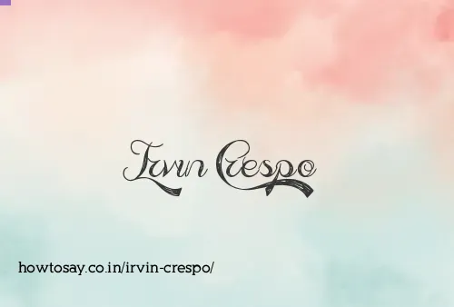 Irvin Crespo