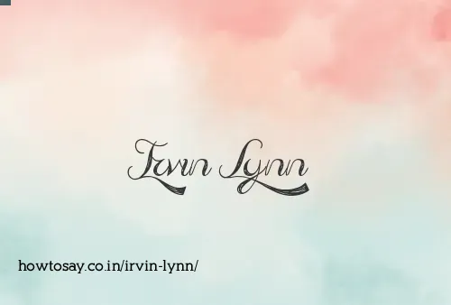 Irvin Lynn
