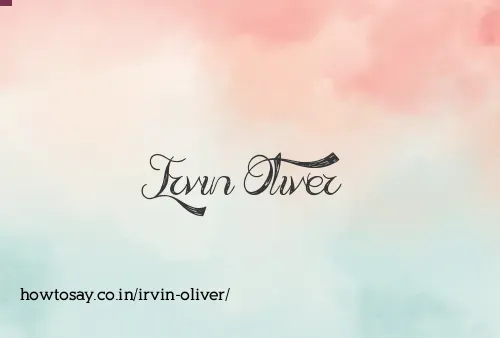 Irvin Oliver