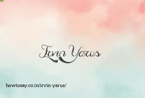 Irvin Yarus
