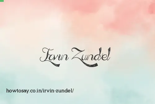 Irvin Zundel
