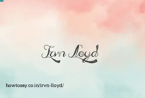 Irvn Lloyd