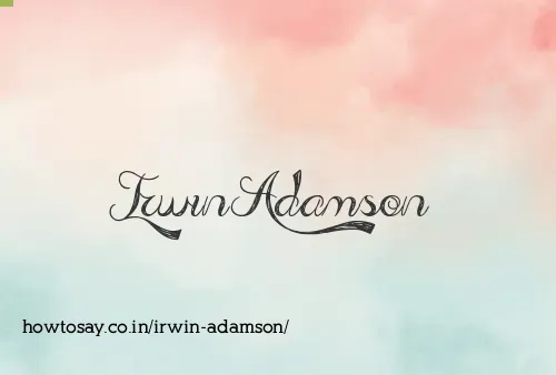 Irwin Adamson
