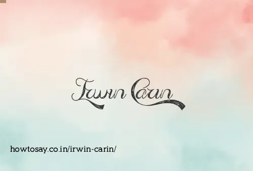 Irwin Carin