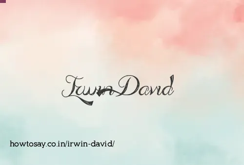 Irwin David