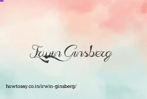 Irwin Ginsberg