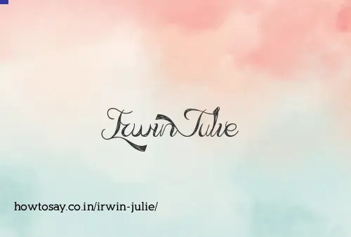 Irwin Julie