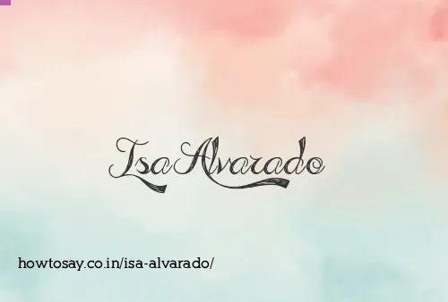 Isa Alvarado