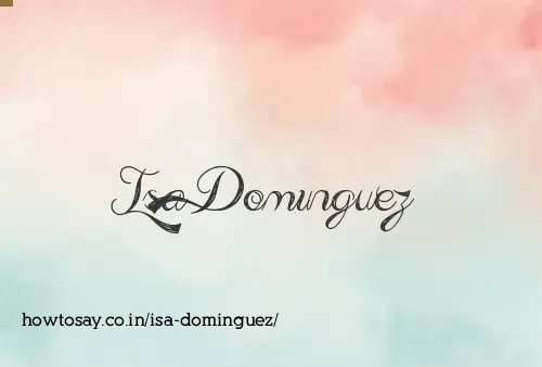 Isa Dominguez