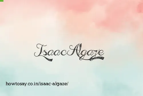 Isaac Algaze