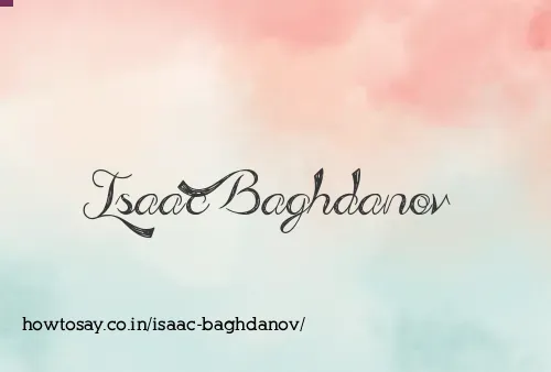 Isaac Baghdanov