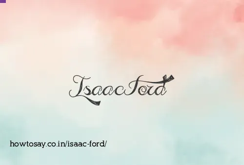 Isaac Ford