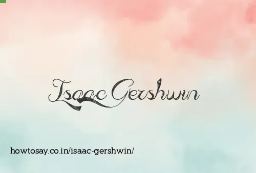 Isaac Gershwin