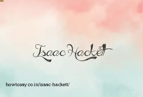Isaac Hackett