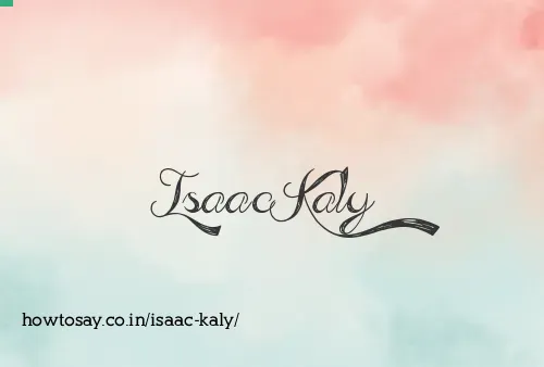 Isaac Kaly
