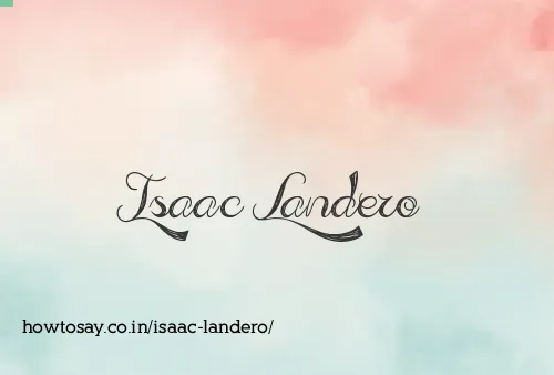 Isaac Landero