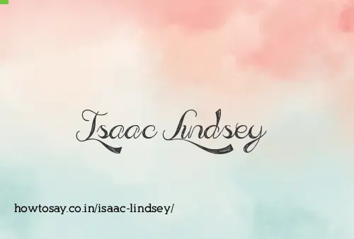 Isaac Lindsey