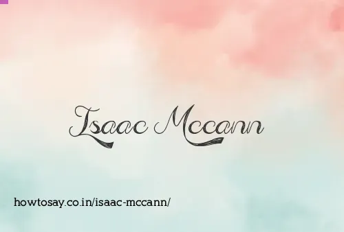 Isaac Mccann