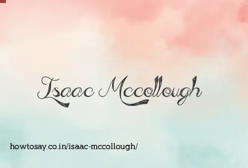 Isaac Mccollough