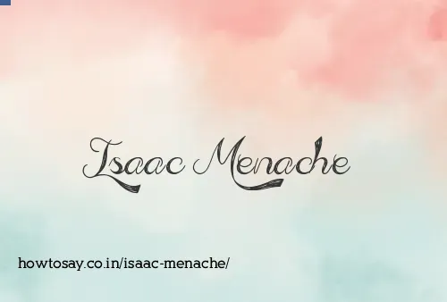 Isaac Menache