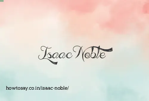 Isaac Noble