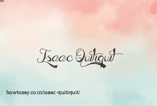 Isaac Quitiquit