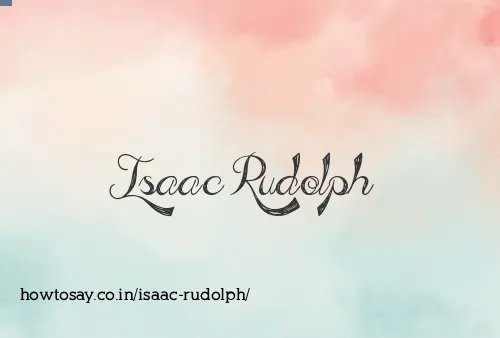 Isaac Rudolph
