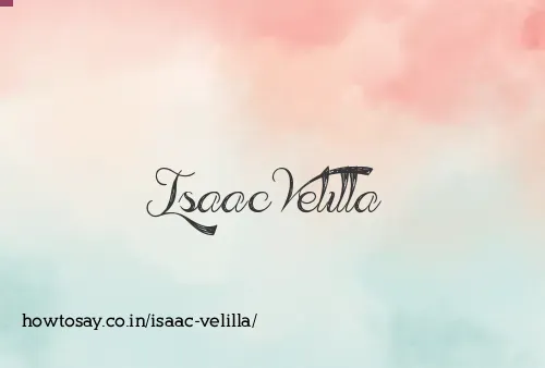 Isaac Velilla