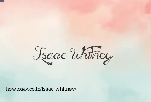 Isaac Whitney