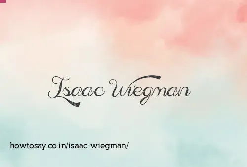 Isaac Wiegman
