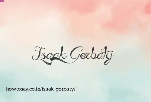 Isaak Gorbaty