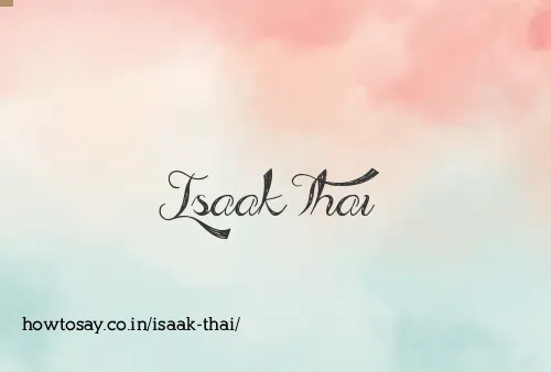Isaak Thai