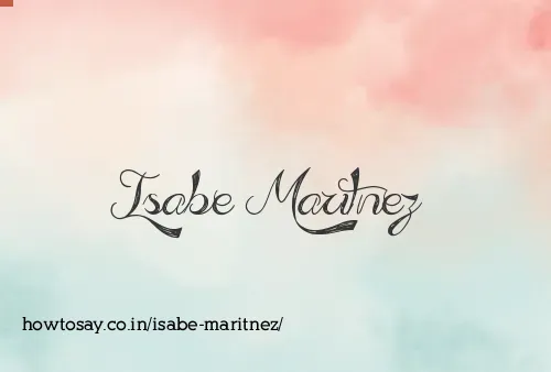 Isabe Maritnez