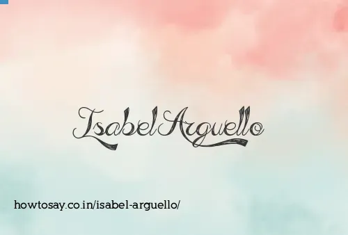 Isabel Arguello