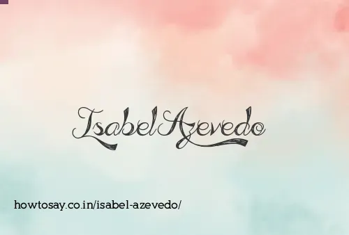 Isabel Azevedo