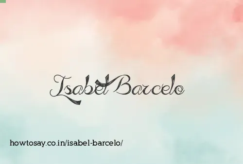 Isabel Barcelo
