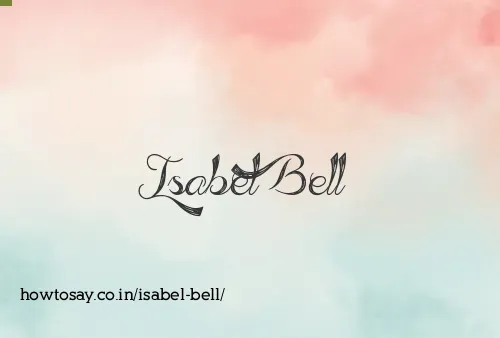 Isabel Bell