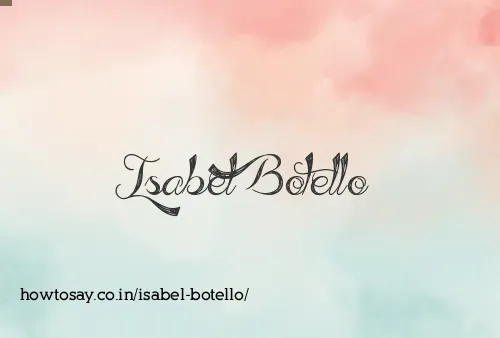 Isabel Botello