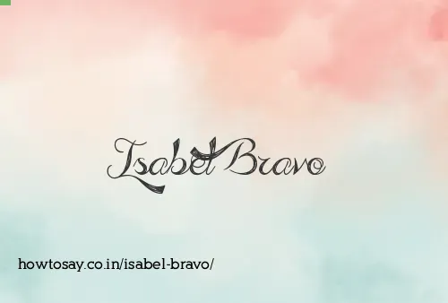 Isabel Bravo