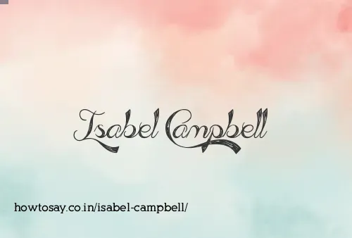 Isabel Campbell