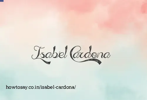 Isabel Cardona