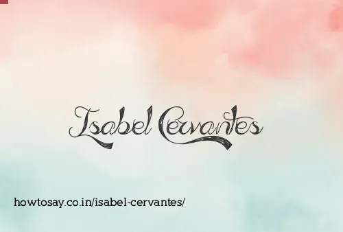Isabel Cervantes